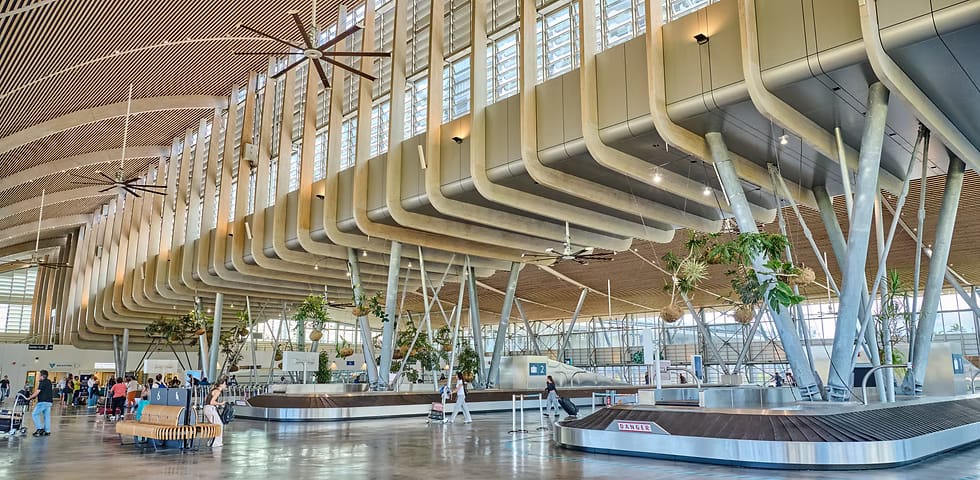 Roland Garros Airport, Arrivals Terminal
© Studio Lumière